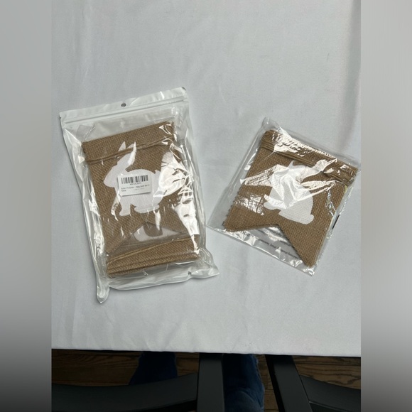 Easter Bunny Burlap Garland Decoration - Picture 2 of 8